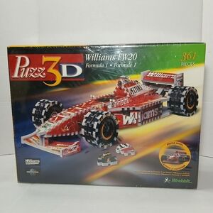 Wrebbit 3D Puzzle Williams FW20 Formula 1 , New SEALED (1998) 361 Pieces